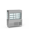 Meuble + vitrine réfrigérée 3 niveaux