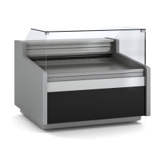 Vitrine horizontale pâtissière prof 1120 - Façade droite - Longueur 1265