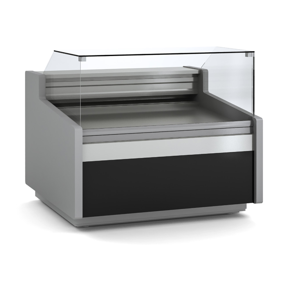 Vitrine horizontale pâtissière prof 1120 - Façade droite - Longueur 1265