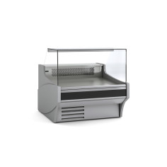 Vitrine horizontale prof 1100 - Vitre droite double - Longueur 1265