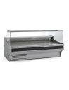Vitrine horizontale prof 1100 - Vitre droite double - Longueur 2465