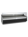 Vitrine horizontale pâtissière prof 1120 - Vitre droite double basse - Longueur 2945