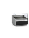 Vitrine gamme JUNIPER avec vitre relevable prof 1100 spéciale fromage - Longueur 1265