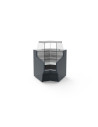 Vitrine d'angle pour gamme VE-10 pour gamme VE-10 - Angle extérieur