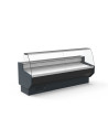 Vitrine horizontale prof 1100 - Vitre bombée - Longueur 2945