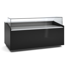 Vitrine fond plat prof 1000 - Vitrage bas - Longueur 1985
