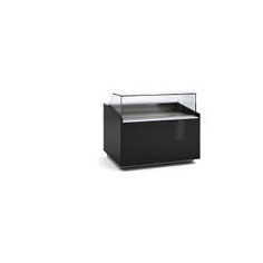 Vitrine VALORIAN fond plat prof 890 - Neutre - Vitrage bas - Longueur 1265
