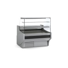 Vitrine horizontale pâtissière prof 940 - Vitre double droite - 2 étagères - Longueur 1265