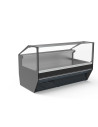 Vitrine horizontale prof 1100 - Sans réserve - Vitre droite double - Longueur 1985