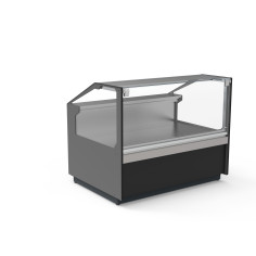 Vitrine avec vitre relevable prof 1100 - Sans réserve - Façade droite - Longueur 1505