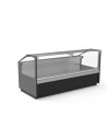 Vitrine avec vitre relevable prof 1100 - Sans réserve - Façade droite - Longueur 2945