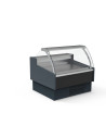 Vitrine réfrigérée avec vitre relevable prof 1200 - Sans réserve - Vitre bombée - Longueur 1310