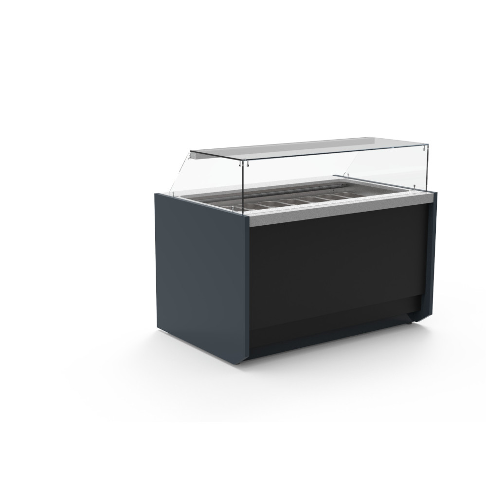 Vitrine saladette profondeur 1000 - Longueur 1505 - Capacité 4GN 1/1