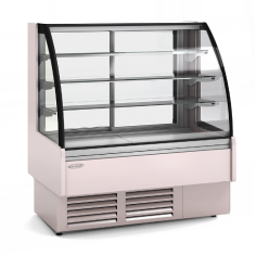 Vitrine service arrière 3 étagères réfrigérée