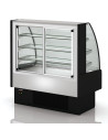 Vitrine libre service avec arrière portes vitrées