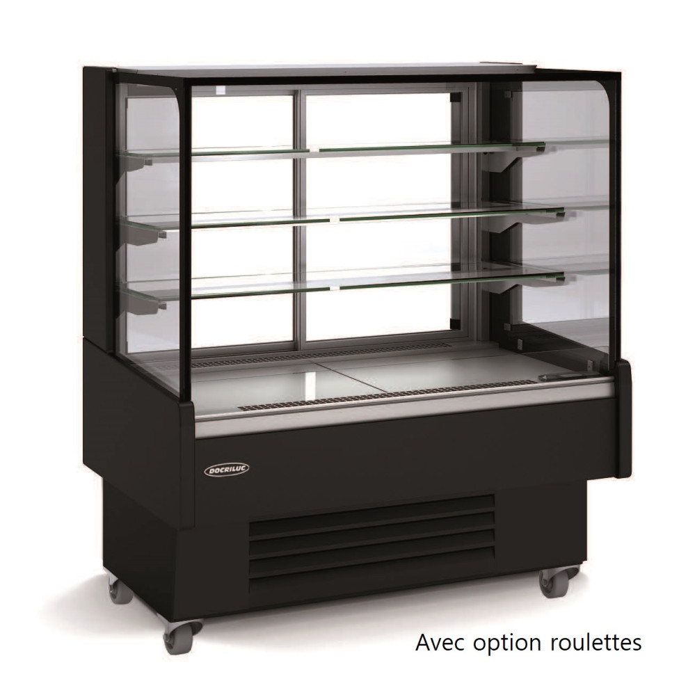 Vitrine libre service avec arrière porte vitrée