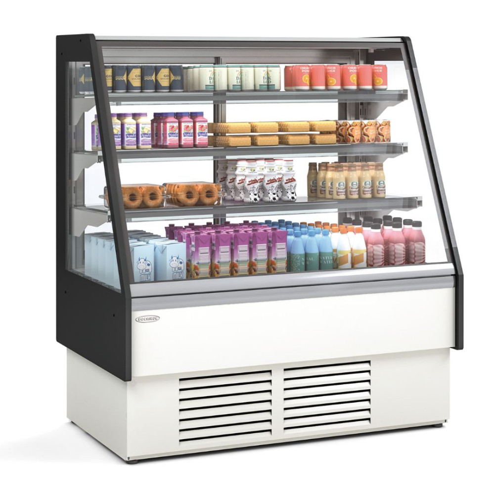 Vitrine libre service avec arrière fermé