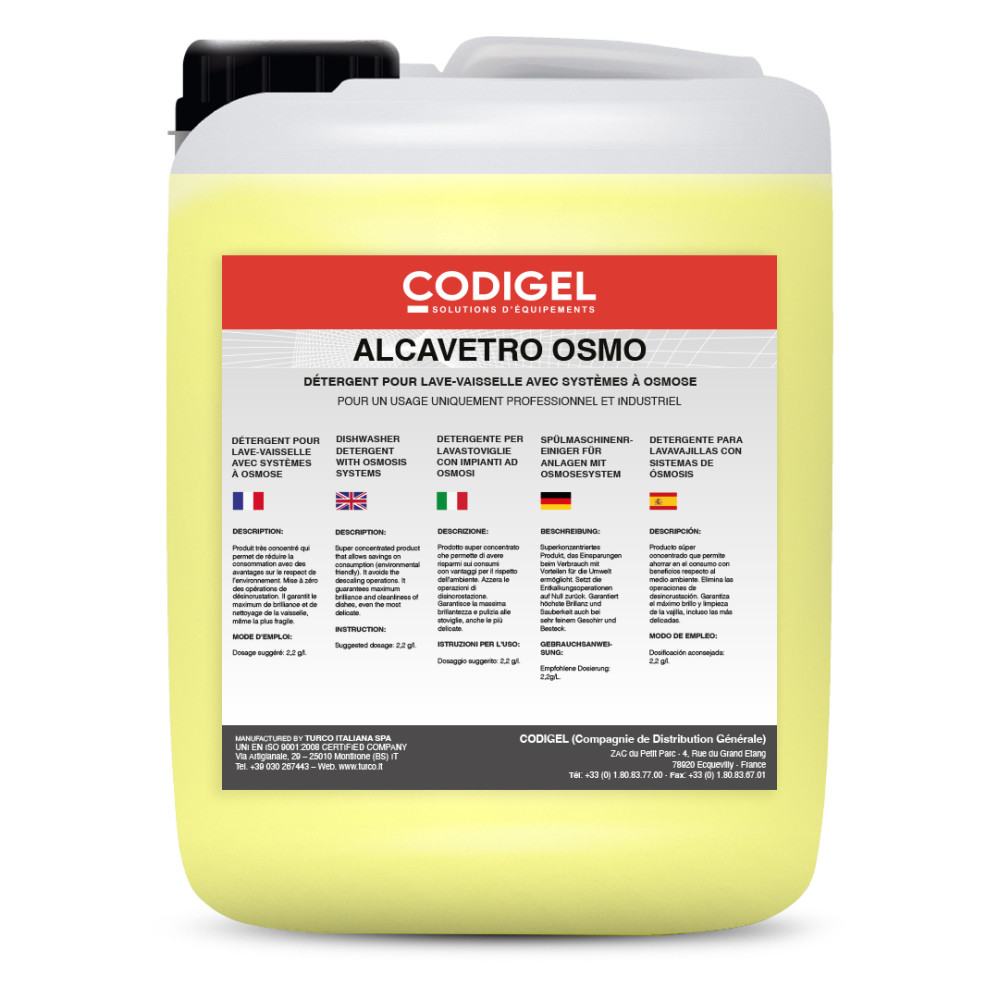Liquide de lavage pour vaisselle avec osmoseur 12L