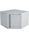 Armoire d'angle murale fermée - 700 x 700 x 600 mm