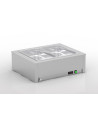 Bain-marie de table à eau - Capacité 2 bacs GN1/1 prof. 150