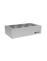 Bain-marie de table sec - Capacité 3 bacs GN1/1 prof. 100