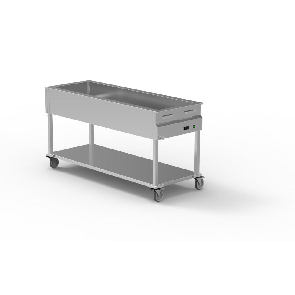 Chariot bain marie à eau capacité 5GN1/1