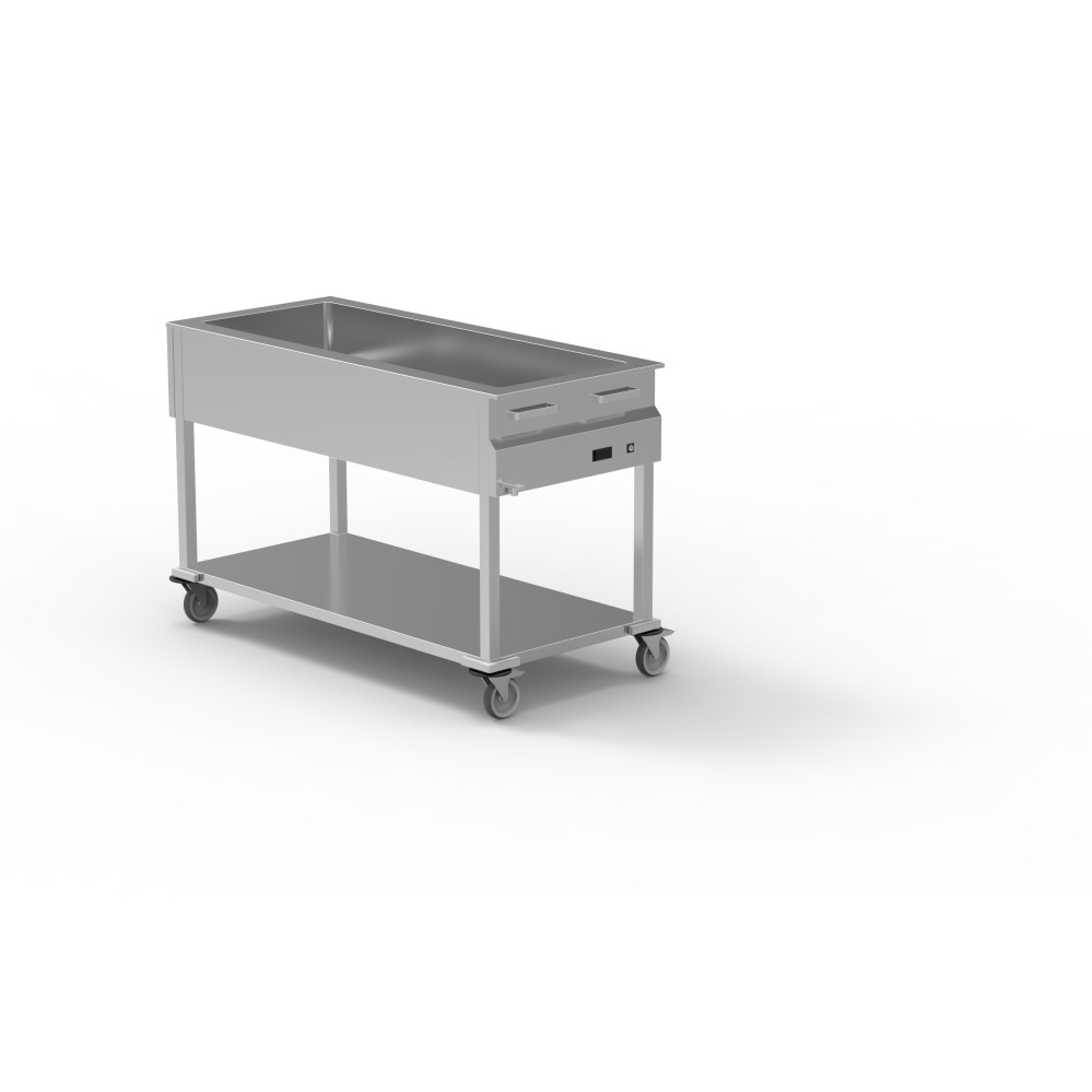 Chariot bain marie sec capacité 4GN1/1