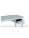 Tiroir pour table inox pour table profondeur 600 mm