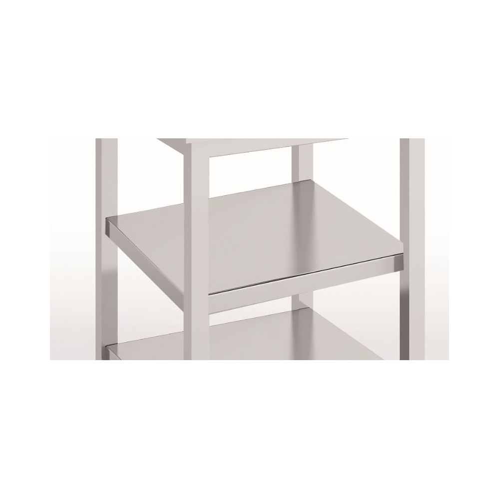 Etagère intermédiaire pour table d'angle - 700 x 700