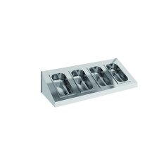 Etagère murale en plan incliné profondeur 250 mm - Longueur 1000 mm