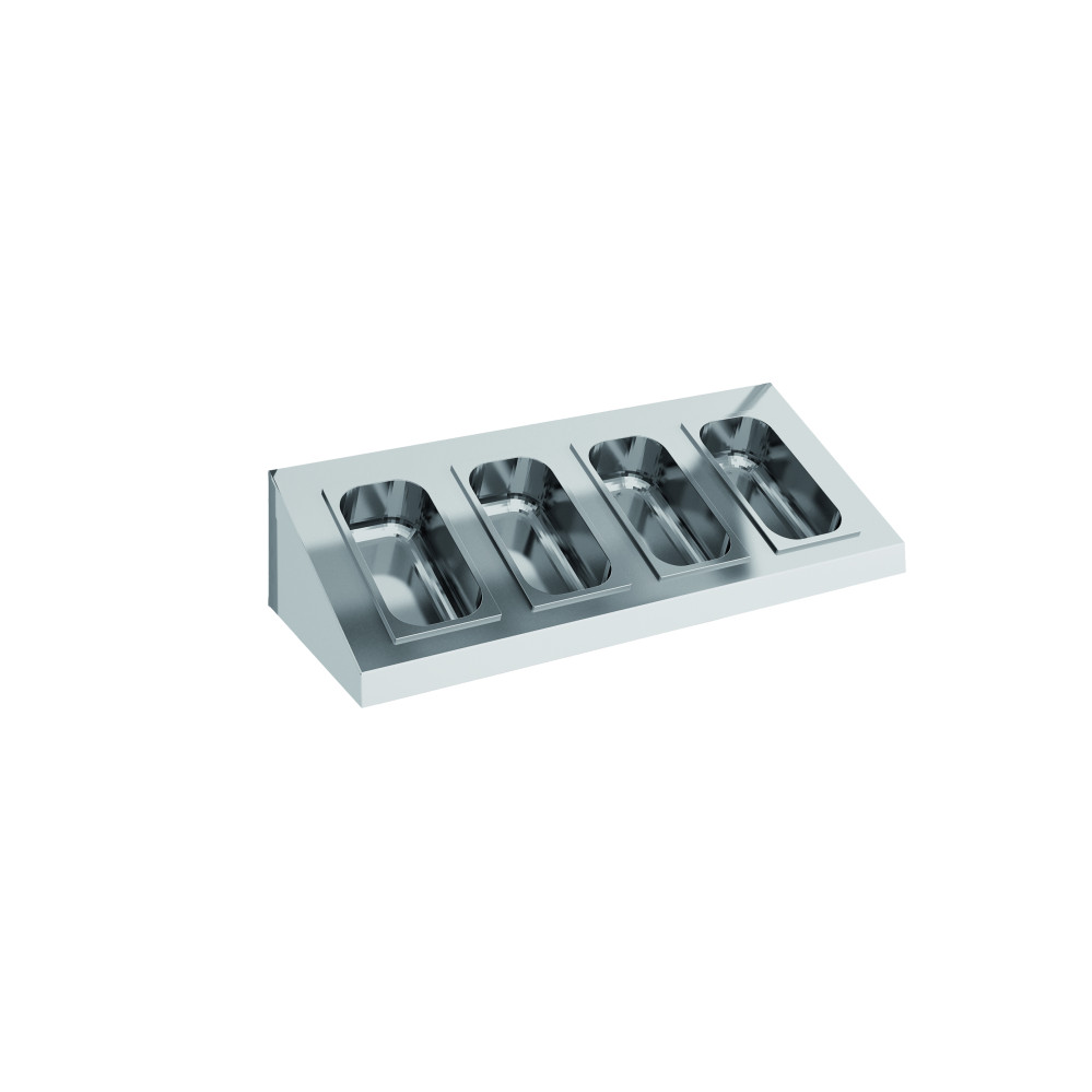 Etagère murale en plan incliné profondeur 250 mm - Longueur 1000 mm