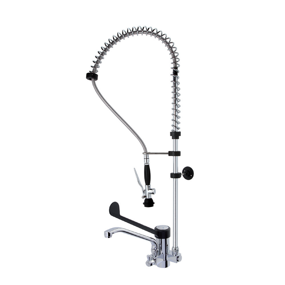 Robinet douchette - Robinet + douchette monotrou avec mitigeur à commande par levier