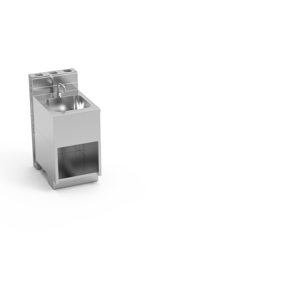 Bar Lynx module avec évier avec paroi technique - Longueur 500 mm