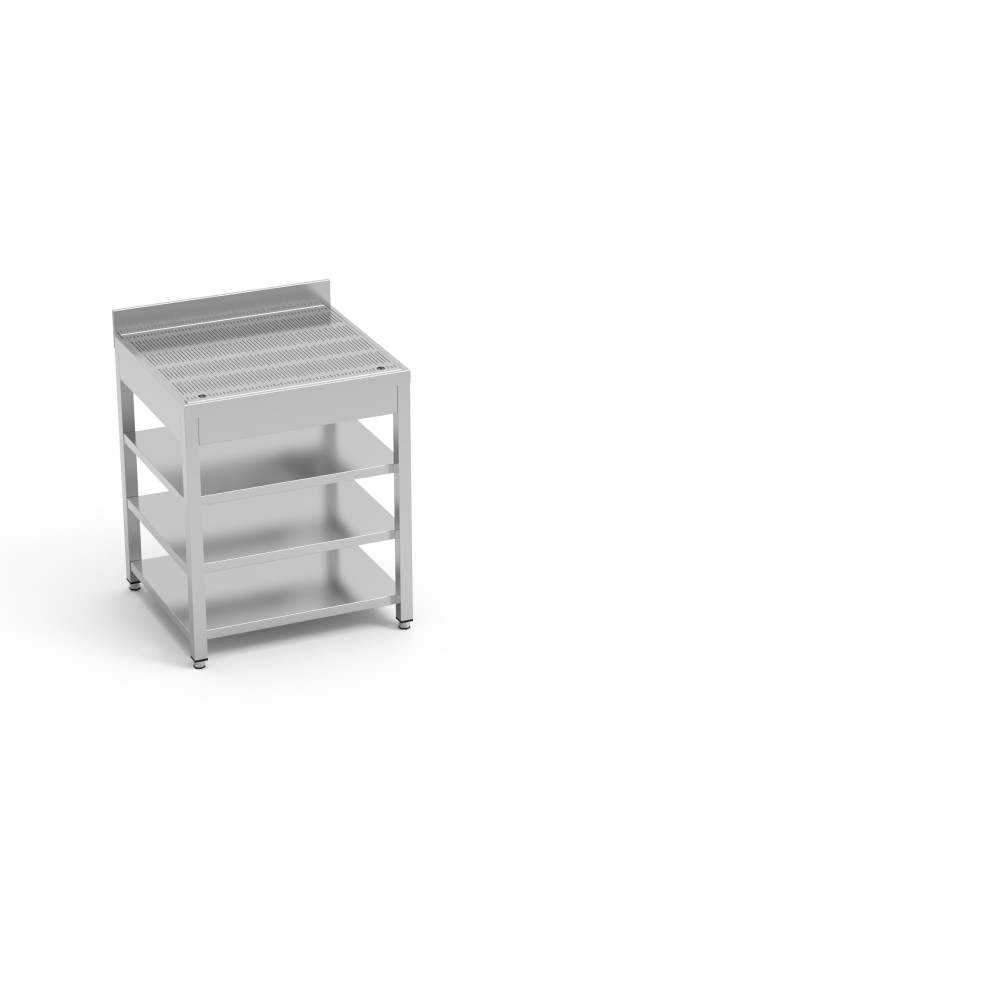 Bar Lynx module d'étagères avec plan de travail perforé - Table étagère - Longueur 700 mm