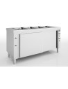Meuble bain-marie sec - Réserve chaude - 1600 x 700