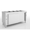 Meuble bain-marie ventilé - Réserve neutre - 1600 x 700