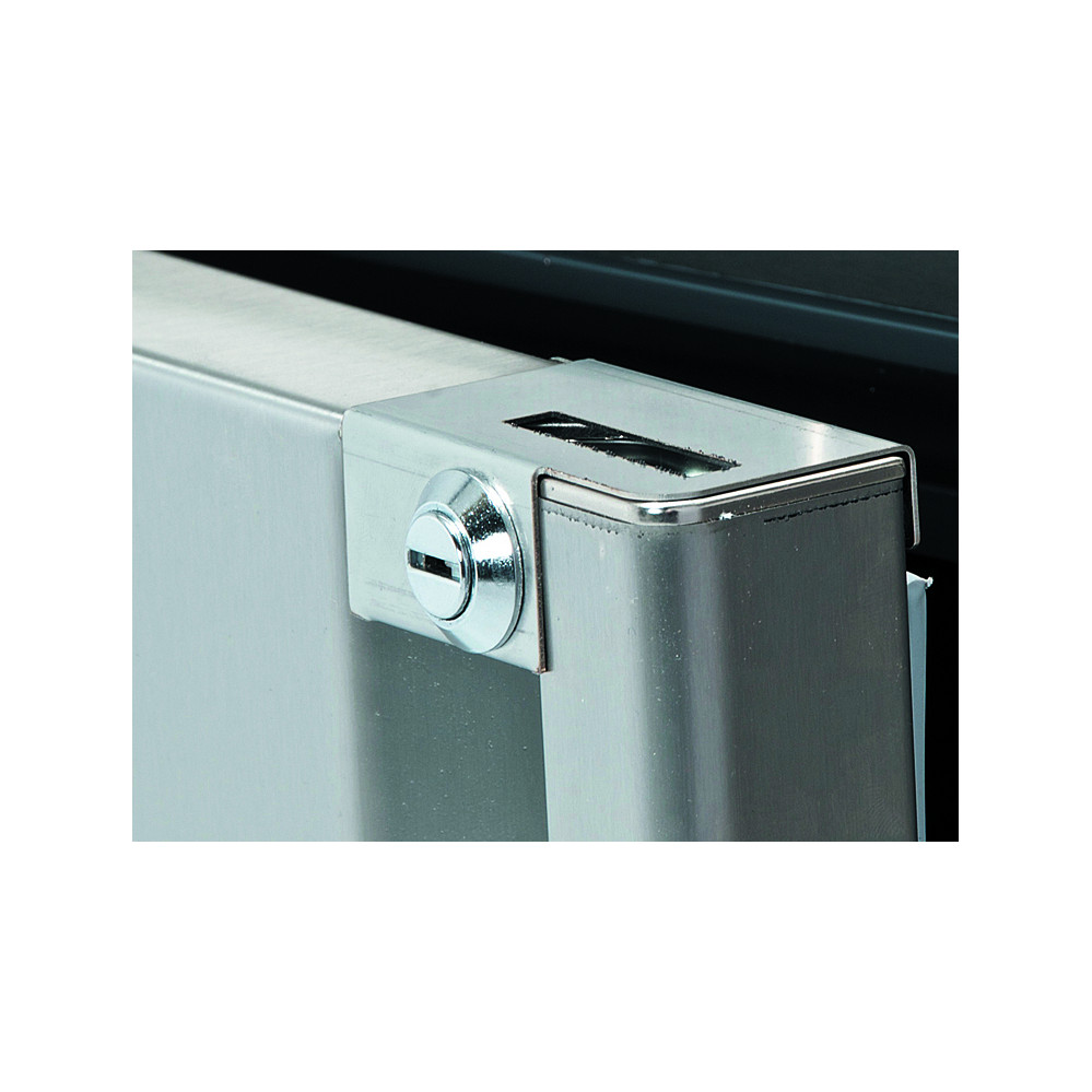 Serrure pour meuble inox