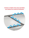 Plaque au chrome électrique avec ilots séparés