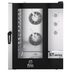 Four mixte à injection de vapeur - 11 x GN1/1  - Commandes électromécaniques