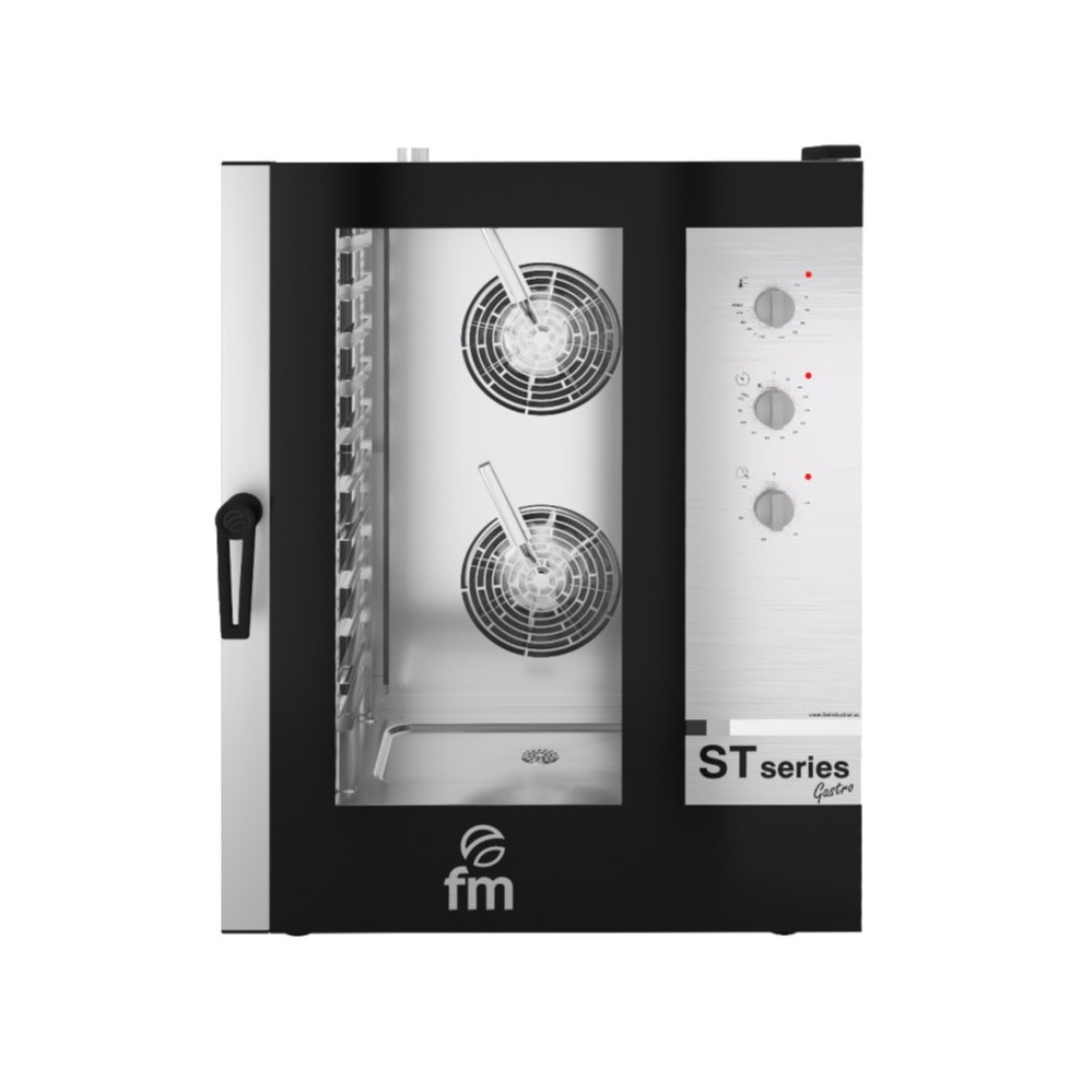 Four mixte à injection de vapeur - 11 x GN1/1  - Commandes électromécaniques
