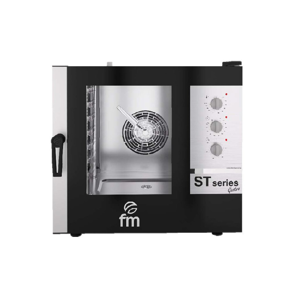 Four mixte à injection de vapeur - 7 x GN1/1  - Commandes électromécaniques