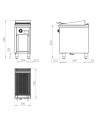 Barbecue  série 750 sur placard 400