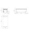 Meuble neutre 800 de table