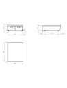 Meuble neutre 400 de table