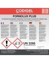 Dégraissant surpuissant pour graisses cuites et carbonisées - Conditionnement : 8 flacons de 750mL et 3 pistolets