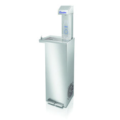 Fontaine réfrigérée - 2 sorties - 35 L/h - Eau froide - Avec pédales