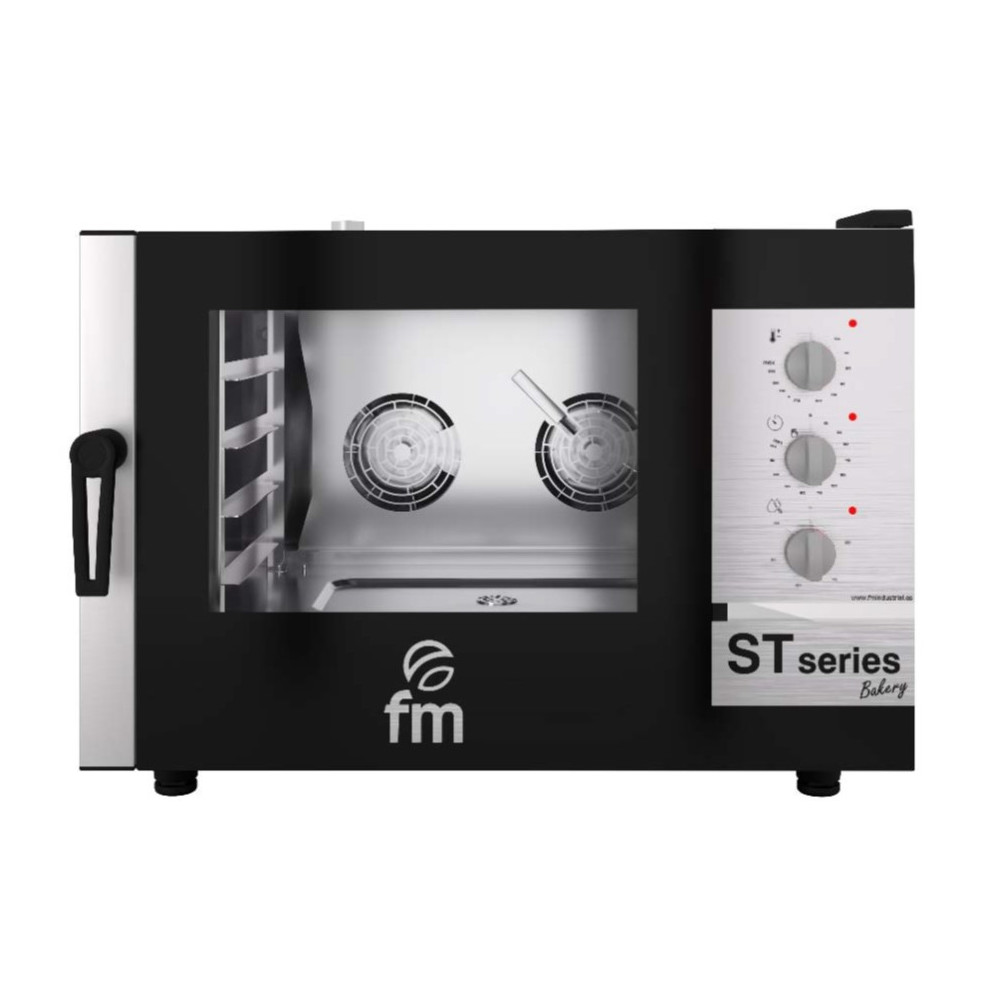 Four mixte à injection de vapeur - 4 x 600x400-GN1/1  - Commandes électromécaniques