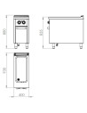 Bain Marie électrique 400 Série 900 sur placard