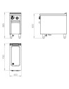 Bain Marie400 Série 900 sur placard
