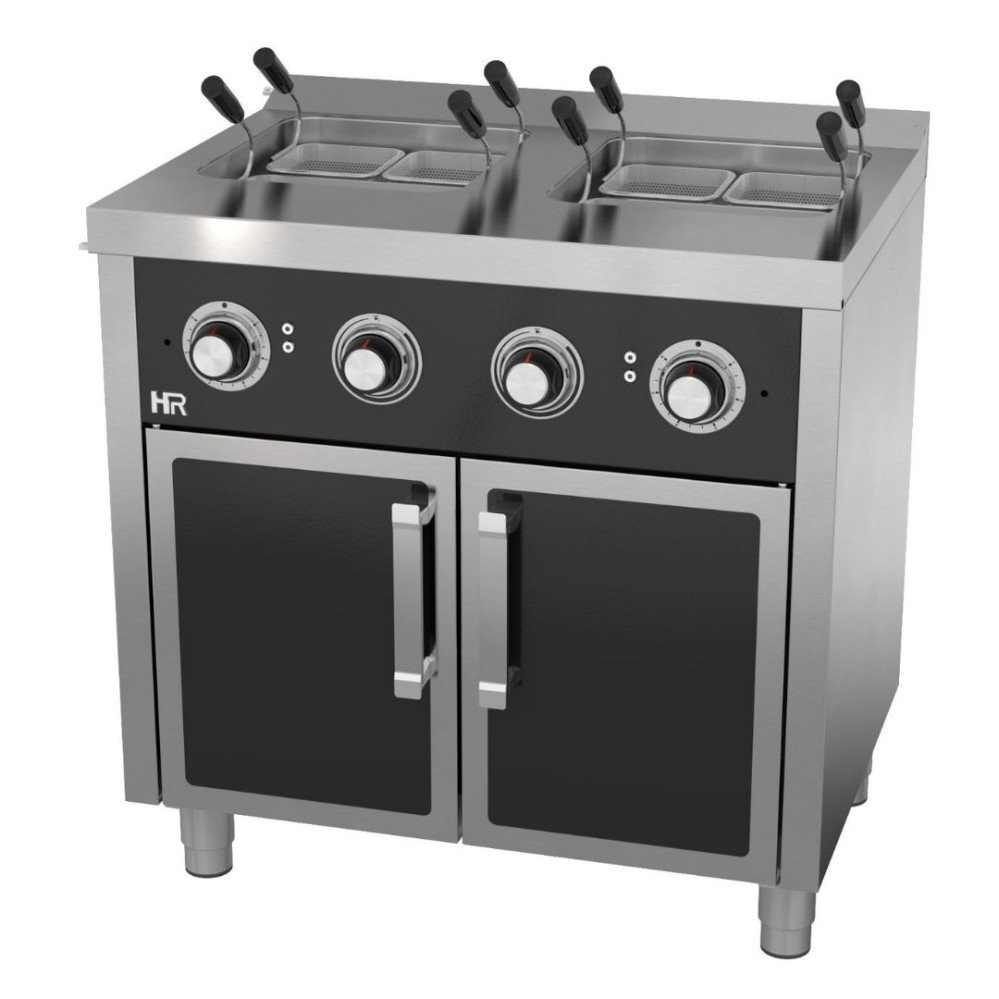 Cuiseur à pâtes électrique 25l+25l série 600 sur placard
